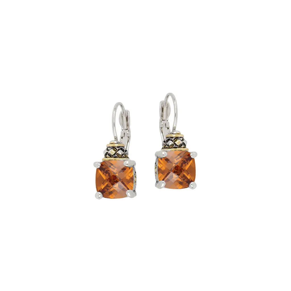 Anvil Collection - Square Cut French Wire Earrings