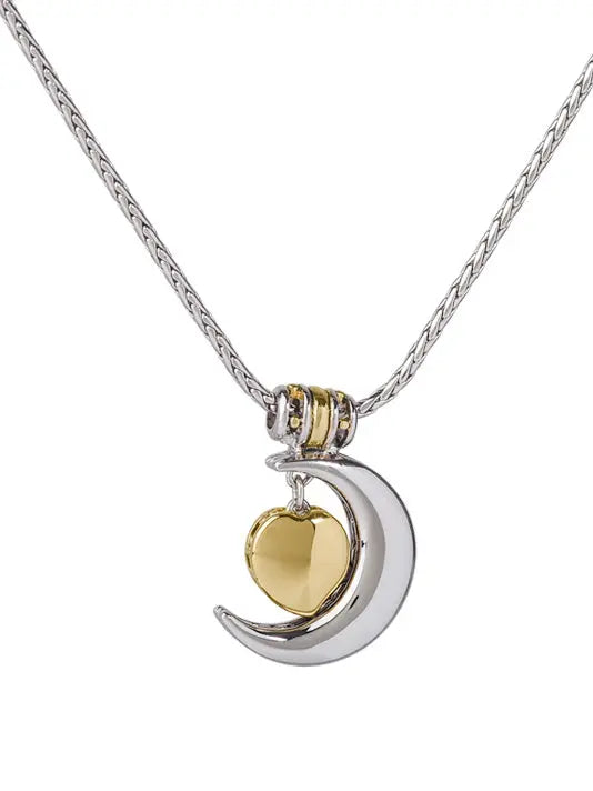 Celebration Collection - Heart in Moon Necklace