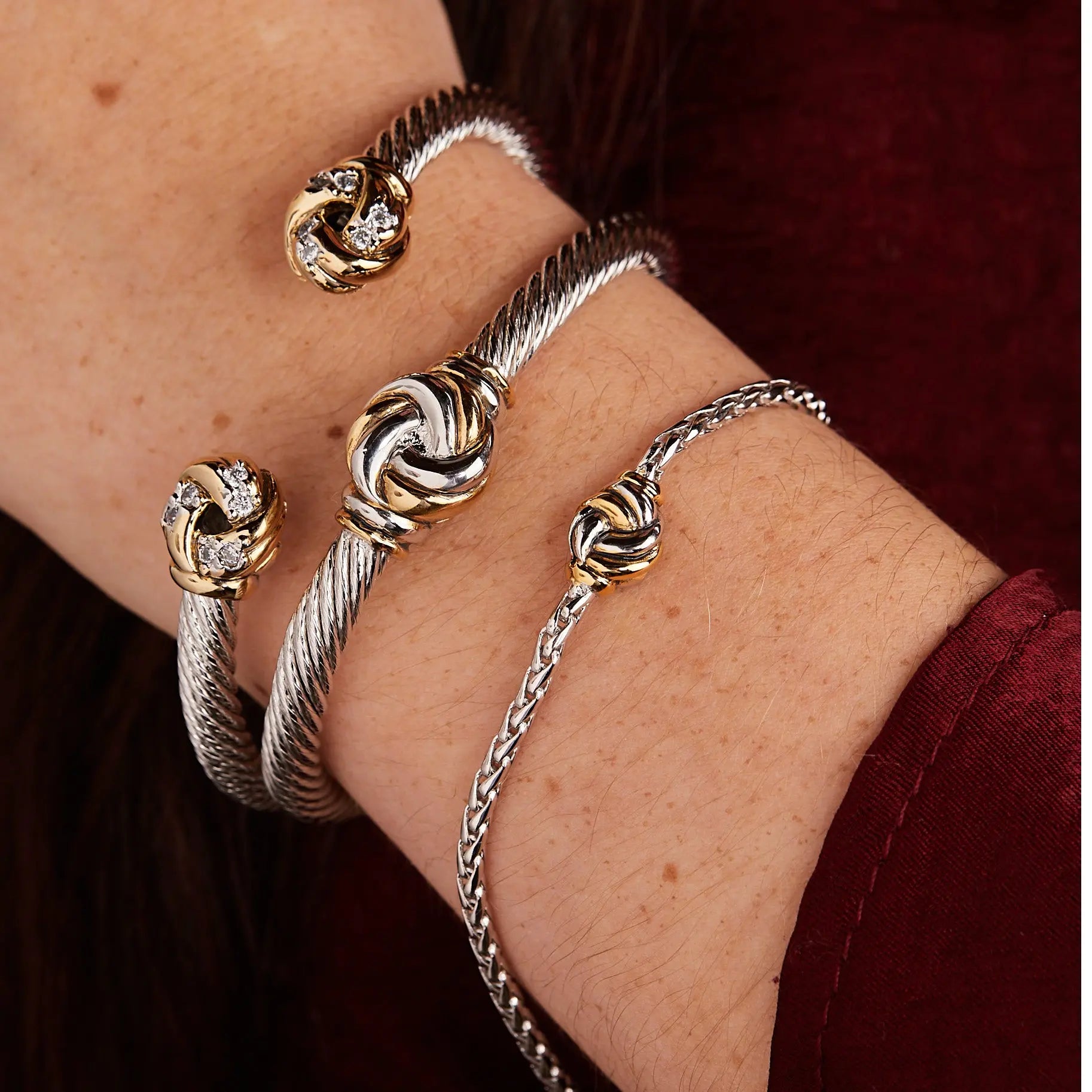Infinity Love Knot - Single Love Knot Bracelet